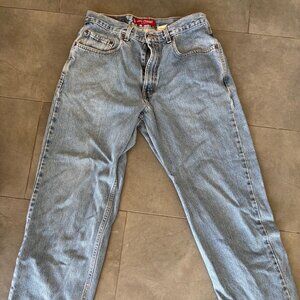 Levi's 569 Men's Medium Wash Blue Distressed 32x30